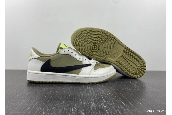 Rep EP Travis FZ3124-200 Neutral Olive Jordan Retro Low Golf Scott 1 0901